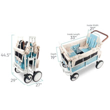 Load image into Gallery viewer, PREORDER WONDERFOLD VW4 Volkswagen Stroller Wagon (Up to 4 Kids) FREE SHIPPING