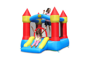 Happy Hop Bouncy Castle With Slide and Hoop