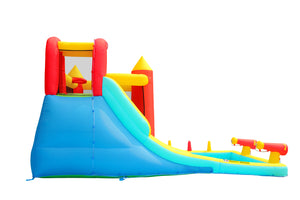 Happy Hop Jump and Splash Double Bouncer