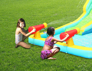 Happy Hop Jump and Splash Double Bouncer