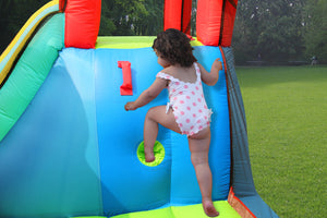 Happy Hop Jump and Splash Double Bouncer