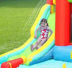 Happy Hop Jump and Splash Double Bouncer