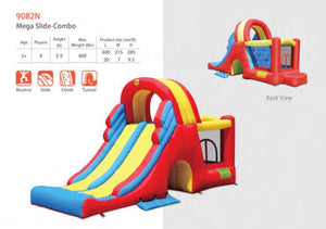 Happy Hop Mega Slide Bouncy Castle