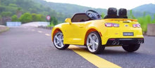 Load image into Gallery viewer, 2023 Chevy Camaro 12V DELUXE Kids Ride On Car with Remote Control